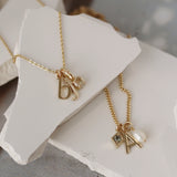 Token Initial Necklace